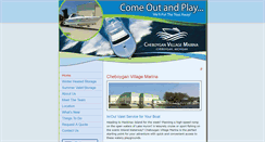 Desktop Screenshot of cheboyganvillagemarina.com