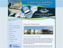 Tablet Screenshot of cheboyganvillagemarina.com